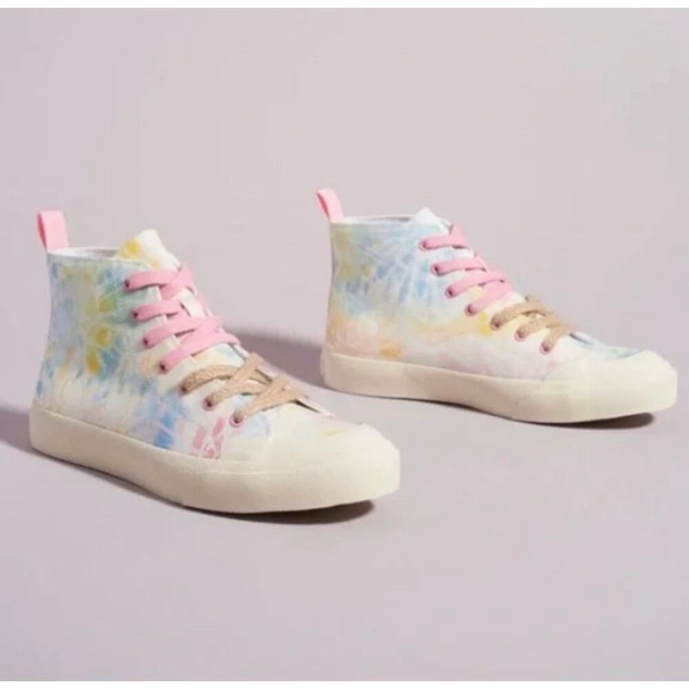 Dolce Vita Clear High-top Sneakers in multi-colored tie-dye